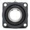 Moline Bearing 4 Bolt Flange Bearing, Cast Iron, Set Screw 19211050 - alternate 4