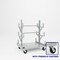 Pucel Heavy Duty Bar & Rod Truck, 36 in W x 48 in L x 60 in H, Light Blue BRT-48P - alternate 1