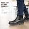 Handpoint Mens 6 in Soft Toe Work Boots-Waterproof Slip-On Safety Boots, KEVLAR Puncture Resistant, 14 80N05-EE-14 - alternate 9