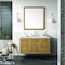 James Martin Vanities Laurent 48'' S Vanity, Light Natural Oak w/ Victorian Sil Top w/FreePower Wireless Charger 545-V48-LNO-FVSL - alternate 10