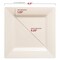 Smarty Had A Party 6.5" Ivory Square Plastic Cake Plates (120 Plates), 120PK 6936-CASE - alternate 10
