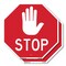 Signmission Stop, 10 inch X 10 inch, Aluminum Metal Signs, 2PK OC-A-2PACK-10-295 - alternate 1