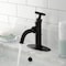 Kingston Brass One-Handle Single-Hole Bathroom Faucet with Deck Plate and Push Pop-Up Drain, Oil Rubbed Bronze KSD2825CG - alternate 4