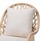 Bali & Pari Florence Bohemian Ivory Braided Rattan Arm Chair 248-13725-ZORO - alternate 10