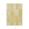 Homeroots 5' X 8' Gold Wheat And Ivory Striped Washable Indoor Outdoor Area Rug 581648 - alternate 8