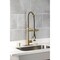 Kingston Brass Single-Handle Deck-Mount Pre-Rinse Kitchen Faucet with Pot Filler, Brushed Brass LS8503DL - alternate 6