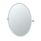 Gatco Glam 32" Frameless Oval Mirror, Polished Nickel 4319LG - alternate 1