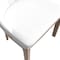 Leisuremod Verisma Collection Modern Wooden Dining Chair in Black Fabric with White Front, 4PK VC57BFW4 - alternate 9