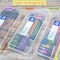 Bazic Products Multipurpose Ruler-Length Utility Box, Clear, 6PK 851 - alternate 6