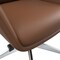 Leisuremod Summit High-Back Office Chair in Faux Leather & Aluminum Frame with Swivel & Tilt, Dark Brown SOT21DBRL - alternate 8