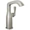 Delta Stryke Single Handle Mid-Height Bathroom Faucet, 4.38 in, Lumicoat Stainless 676-SS-PR-DST - alternate 1