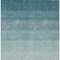 Homeroots 3' X 5' Teal Blue And Ivory Ombre Washable Indoor Outdoor Area Rug 595835 - alternate 9