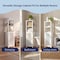 Happimess Solstice 47"H Handcrafted Pine Wood Bathroom Freestanding Floor Bathroom Storage Cabinet w/Louvered SHF2002W - alternate 10