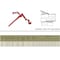 Mytee Products Lever Binder 5/16in-3/8in fits 516 & 38 Chain G70 Flatbed Snap Binders 5400 WLL, 4PK CBLS516x4 - alternate 8