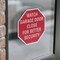 Signmission Watch Garage Door Close for Better, 6 inch X 6 inch, Vinyl Decal, 2PK OC-D-2PACK-6-66 - alternate 4