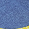 Homeroots 8' Yellow And Blue Round Striped Washable Indoor Outdoor Area Rug 597213 - alternate 8