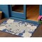 Homeroots 3' X 4' Blue and Gray Floral Indoor Outdoor Area Rug 527634 - alternate 8