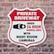 Signmission Private Driveway Shield Sign Under 24 Ho, 6 Inch X 6 Inch, Plastic Sign SHI-P-6-437 - alternate 5