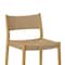 Armen Living Erie Woven Paper Cord and Oak Wood Counter Stool LCERBANAT26 - alternate 8
