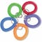 Controltek Wrist Key Coil Key Organizers, Blue; Green; Orange; Purple; Red, 10PK 565104 - alternate 1