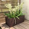 Leisuremod Oasis Modern Rectangular Fiberglass & MgO Clay Planter Box with Cover, Weather-Resistant OP14BR - alternate 7