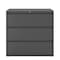 Hirsh 42" W 3 Drawer Lateral File Cabinet, Charcoal, A4/Legal/Letter 17646 - alternate 5