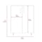 Homeroots 28" Black Wall mounted Accent Cabinet With Four Shelves And Six Drawers 546371 - alternate 9