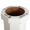 Happimess Fleur 25-Gal Disposable Corrugated Cardboard Event Trash Can, Recycling Bin, Limestone Beige, 2PK HPM1300F-SET2 - alternate 9