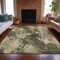 Homeroots 8' X 10' Brown And Beige Abstract Washable Indoor Outdoor Area Rug 630672 - alternate 7