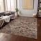 Homeroots 8' X 10' Brown Gray And Tan Geometric Washable Indoor Outdoor Area Rug 603236 - alternate 7