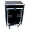 Deejay Led Fly Drive Case 11u Space Slant Mixer Rack / 16u Space Vertical Rack System W/Caster Board & Two Sid TBH11M16UCT2LT - alternate 6