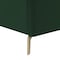 Homeroots Green Velvet Upholstered King Bed Frame 544830 - alternate 9