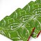 Homeroots Set of Four Green and Red 100% Cotton 21" X 12" Washcloth Set, 4PK 571903 - alternate 4