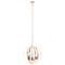 Homeroots Rose Gold Sphere Iron Ceiling Light With Clear Shades 651644 - alternate 1