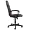 Elama High Back Adjustable Faux Leather and Mesh Office Chair in Black and Burgundy ELM-F-007 - alternate 6