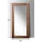 Homeroots 79" Brown Framed Leaning Full Length Hanging Mirror 282737 - alternate 4