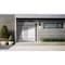 Vdomdoors Metal Double Doors Deux 1705 White Enamel 1 Sidelight and Top Transom Entry Modern Painted 84x110 ( DEUX1705DEXD-BEM-W72+12xH96+14-LH-I - alternate 4