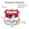 Signmission Video Surveillance Shield Sign Warning S, 12 Inch X 12 Inch, Vinyl Decal SHI-D-12-468 - alternate 5
