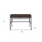 Homeroots 42" Brown and Black Writing Desk 491479 - alternate 6