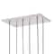 Jonathan Y Sydney 18.88" 6-Light Bohemian Farmhouse Iron/Glass Cluster LED Pendant, Nickel/Champagne JYL1121A - alternate 12