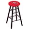 Holland Bar Stool Co Maple Bar Stool, Dark Cherry Finish, Western Kentucky Seat RC30MSDC - alternate 1