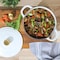 Crockpot Artisan 7 Quart Round Enameled Cast Iron Dutch Oven with Lid in Linen 137366.02 - alternate 5