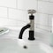Kingston Brass One-Handle 1-Hole Bathroom Faucet with Knurled Handle and Push Pop-Up Drain KS2828RKX - alternate 4
