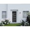Vdomdoors Front Exterior Prehung Steel Door Ronex0131 Grey Transom Window Sidelite Entry Metal Modern Painted RONEX0131EXD-GRE-W36 X H80+16-RH-I - alternate 7