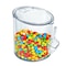 Azar Displays 9.47L/2.5 Gallons Clear Acrylic Candy Bin with Scooper 400421 - alternate 9