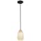 Access Lighting Champagne, Pendant, Oil Rubbed Bronze Finish, White Stone Glass 28012-1R-ORB/WHST - alternate 1