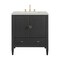 James Martin Vanities Myrrin 30" Single Vanity, Carbon Oak w/ 3 CM Lime Delight Silestone Top 485-V30-CBO-3LDL - alternate 1