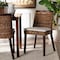 Bali & Pari Abbas Bohemian Seagrass and Dark Brown Wood Dining Chair 251-13909-ZORO - alternate 10