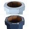Happimess Fleur 25-Gal. Disposable Cardboard Trash Can and Recycling Bin, Tide Pool Blue/Denim Blue, 2PK HPM1302B-2SET - alternate 7