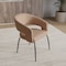 Leisuremod Gavin Series Modern Chair Black Frame in Light Brown GDC52LBR - alternate 10
